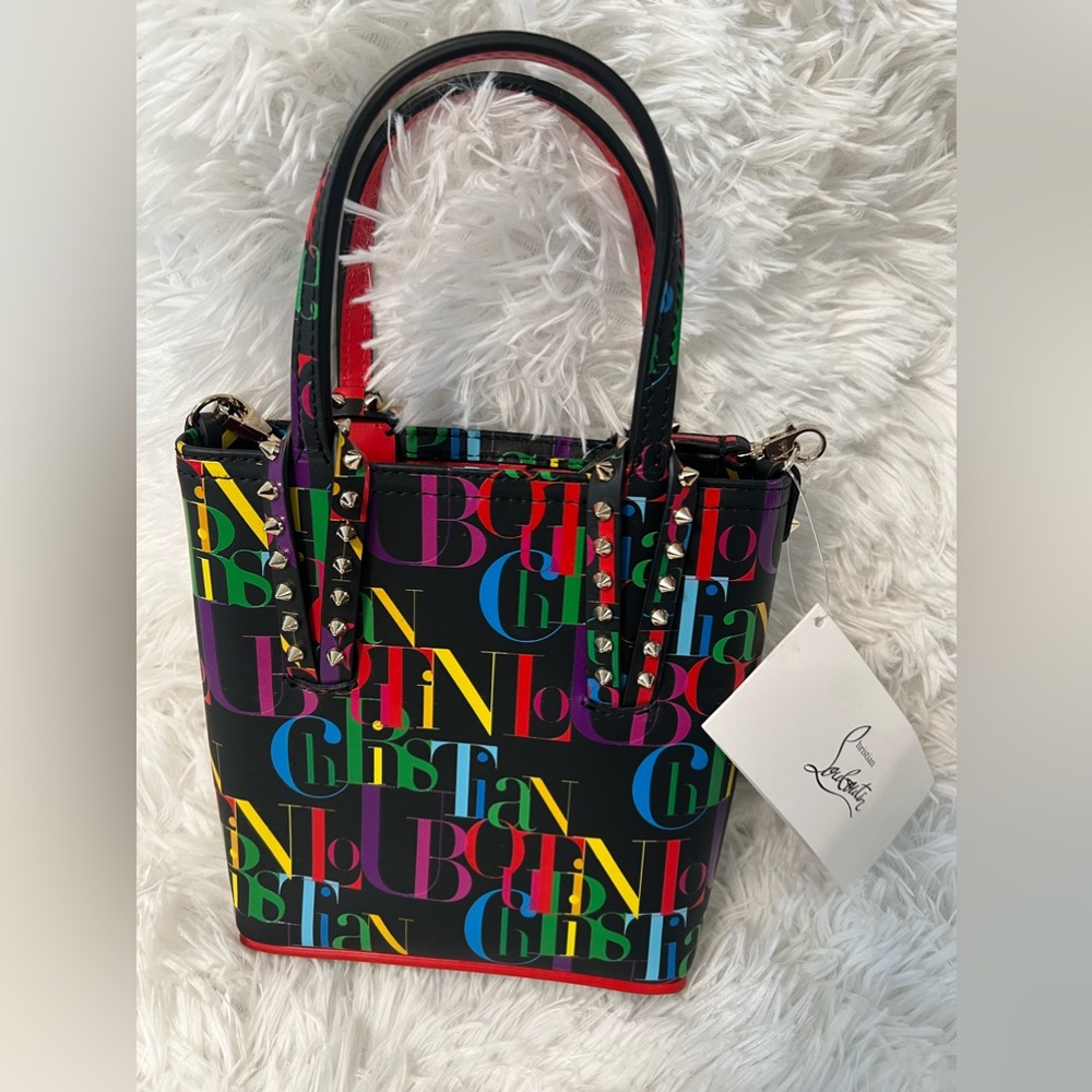 Christian Louboutin Cabata Mini Logo North-South Crossbody bag